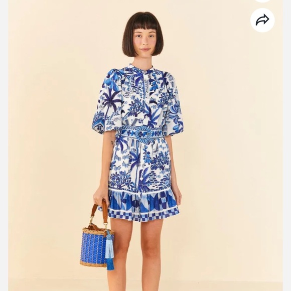 Farm Rio Sweet Rio Mini Dress NWT - Picture 1 of 7